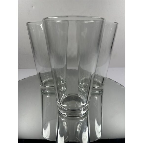 Anchor Hocking Other - 3 BEER/DRINK GLASS 16‎ oz HEAVY DUTY 6" TALL MIXING COCKTAIL (3 GLASSES)